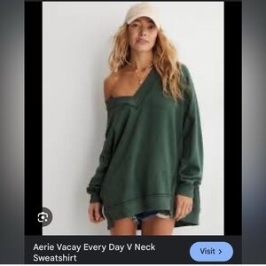 aerie vacay everyday v neck bundle